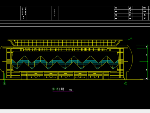  陶罐建筑CAD施工图 