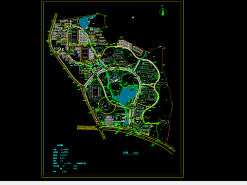  某校区总平面图 