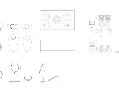  珠宝首饰CAD图库 