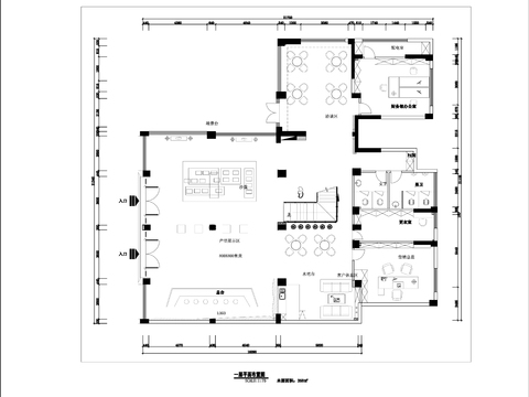  售楼处CAD施工图 