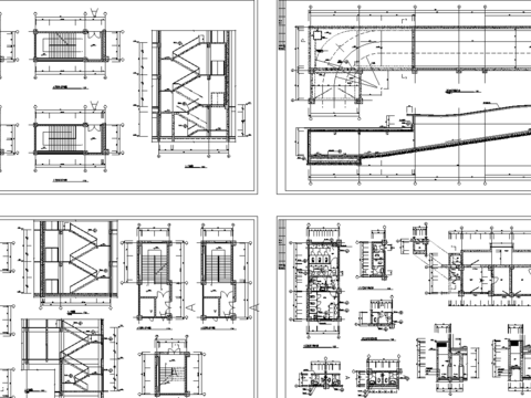  高層商住樓全套cad施工圖 