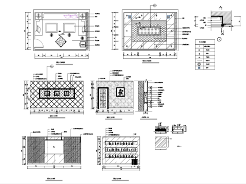  酒吧包房装饰节点大样 