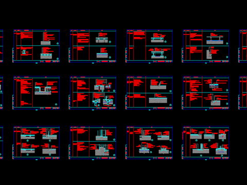  地面大样施工图库 