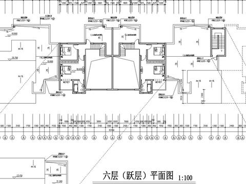  民居商住楼CAD施工图 