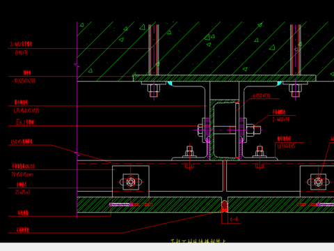 干挂大理石节点图 