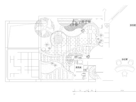  园林景观cad平面图 