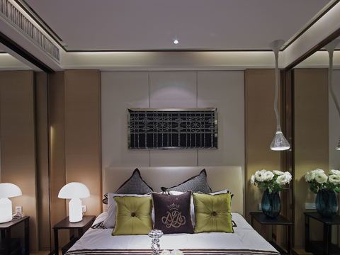  现代简约风格样板房整套CAD施工图 