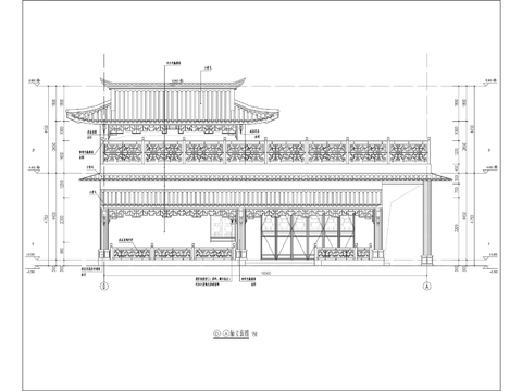  社區(qū)綜合服務(wù)中心建設(shè)cad施工圖 