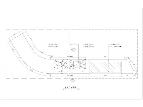  水吧台详图cad大样图 