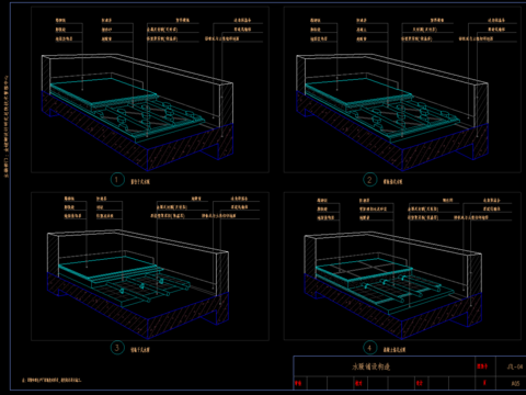  金螳螂地暖系统标准CAD图库 
