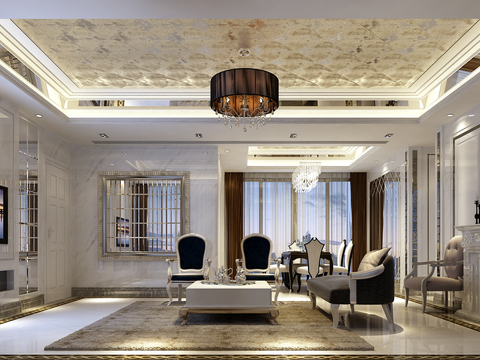  欧式住宅cad施工图 