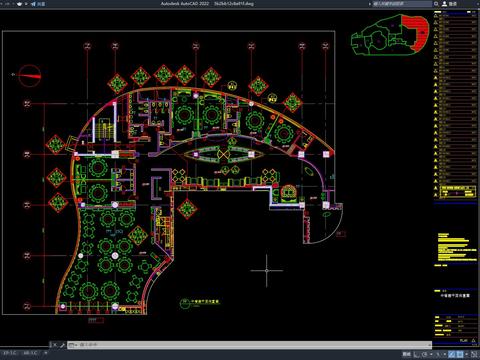  自助餐厅 酒店餐厅 餐厅 火锅店 中餐厅cad平面图 