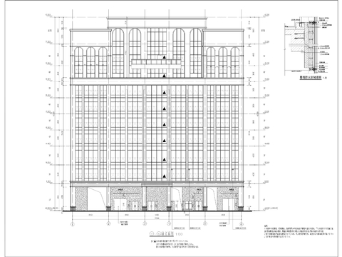  保安技术发展中心项目CAD施工图 