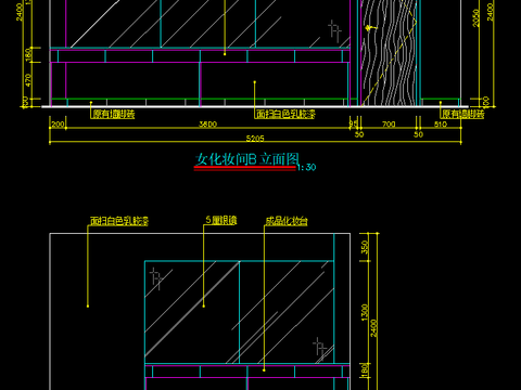  报告厅装饰施工图 