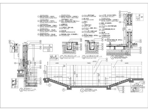  建筑台阶细部CAD节点大样 