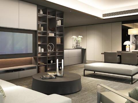  T4公寓低区B户型样板房室内装修施工图 