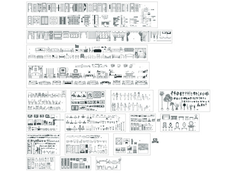  室内常用CAD图库 