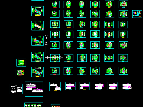  休闲会所电气装修设计cad施工图 