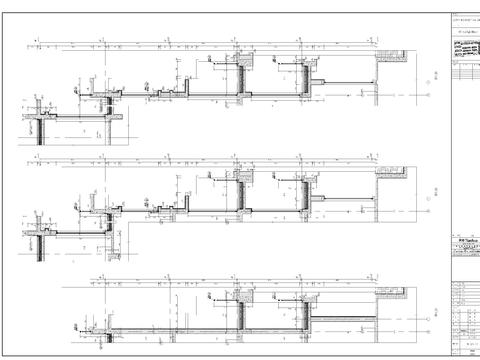  住宅楼墙身cad大样 