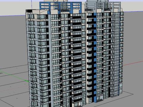  高層建筑cad施工圖 