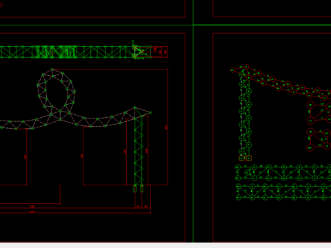  异形装饰网架全图 