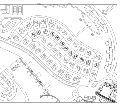  别墅CAD方案平面图 