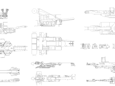  机械运输CAD节点大样 