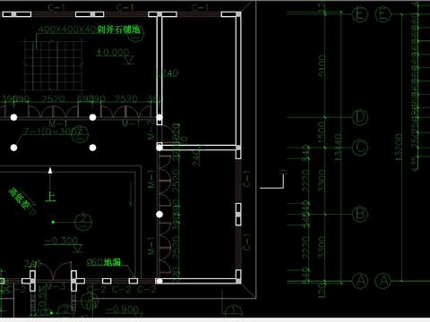  準(zhǔn)提庵中式建筑cad施工圖 