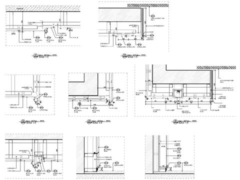  大堂墙身CAD大样图 