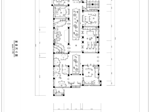  圍龍屋CAD施工圖 