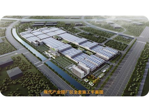  產(chǎn)業(yè)園廠房區(qū)cad施工圖 