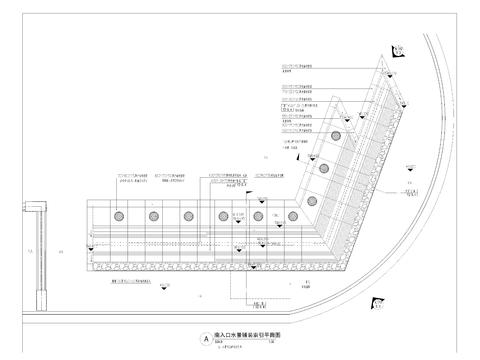  入口水景详图 节点大样图 