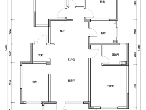 法式风格样板房 