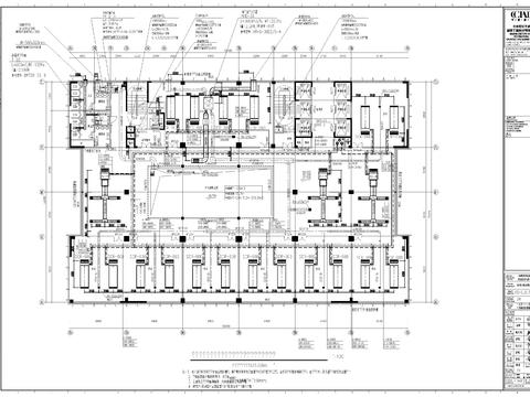  高層公建暖通圖CAD施工圖 