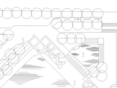  现代园林设计CAD图纸 
