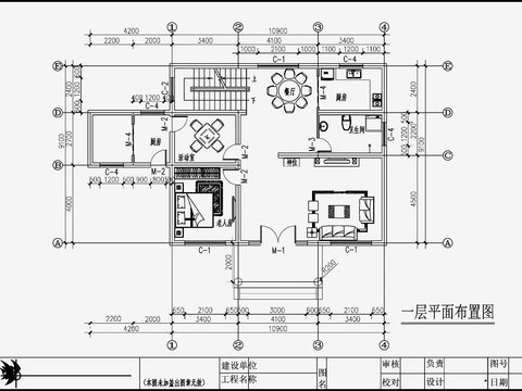  歐式別墅住宅設(shè)計cad施工圖 