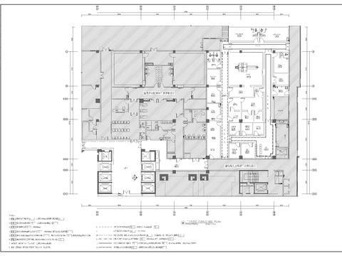  地下室 急诊室cad平面图 
