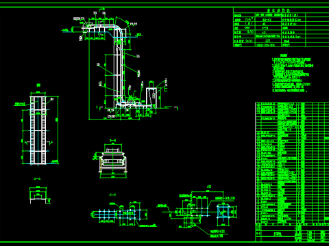  皮带机标准cad大样图 