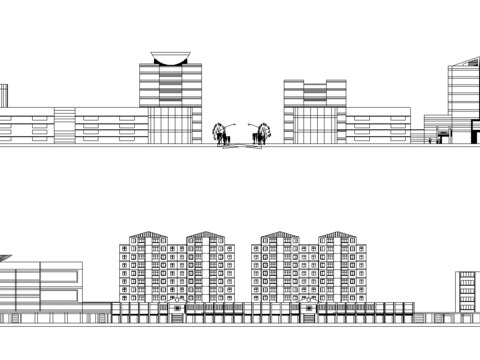  某居住小區(qū)規(guī)劃cad施工圖 
