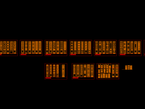  中式风格屏风隔断 