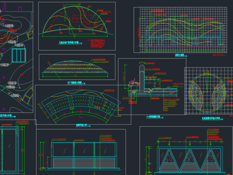  儿童活动区大样CAD施工图 