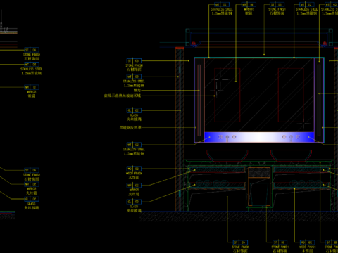  卫浴cad节点大样 