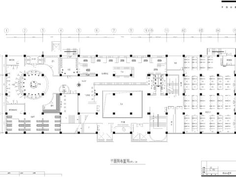  2200㎡汤泉 水疗 洗浴中心CAD施工图 
