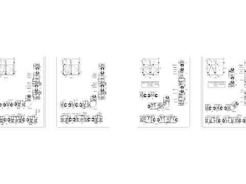  隔热平开窗cad装配图 