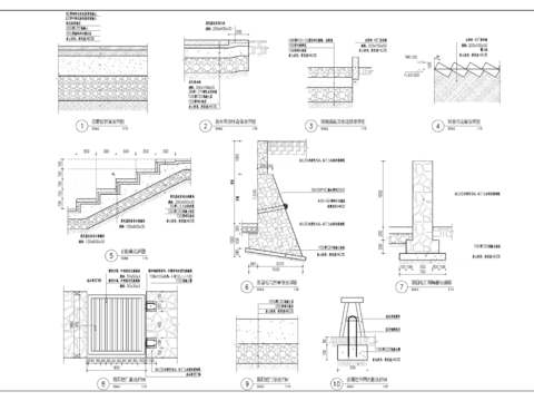  通用做法图集cad大样图 