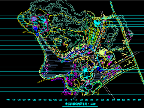  欢乐四季公园CAD施工图 