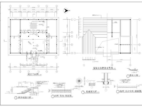  准提庵CAD施工图 