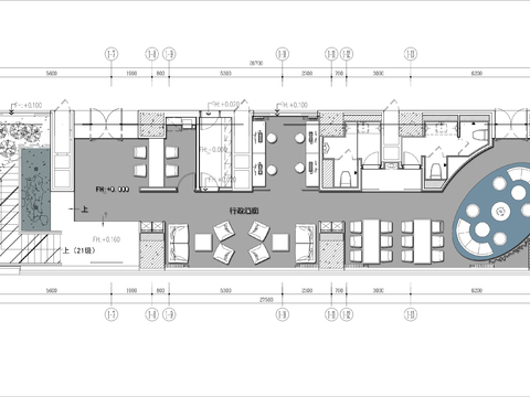  200㎡酒庄cad平面图 