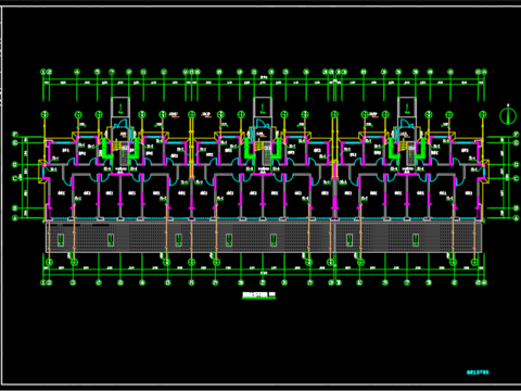 鼎世华府18号楼给排水CAD施工图 
