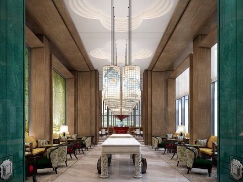  苏州柏悦酒店cad施工图 